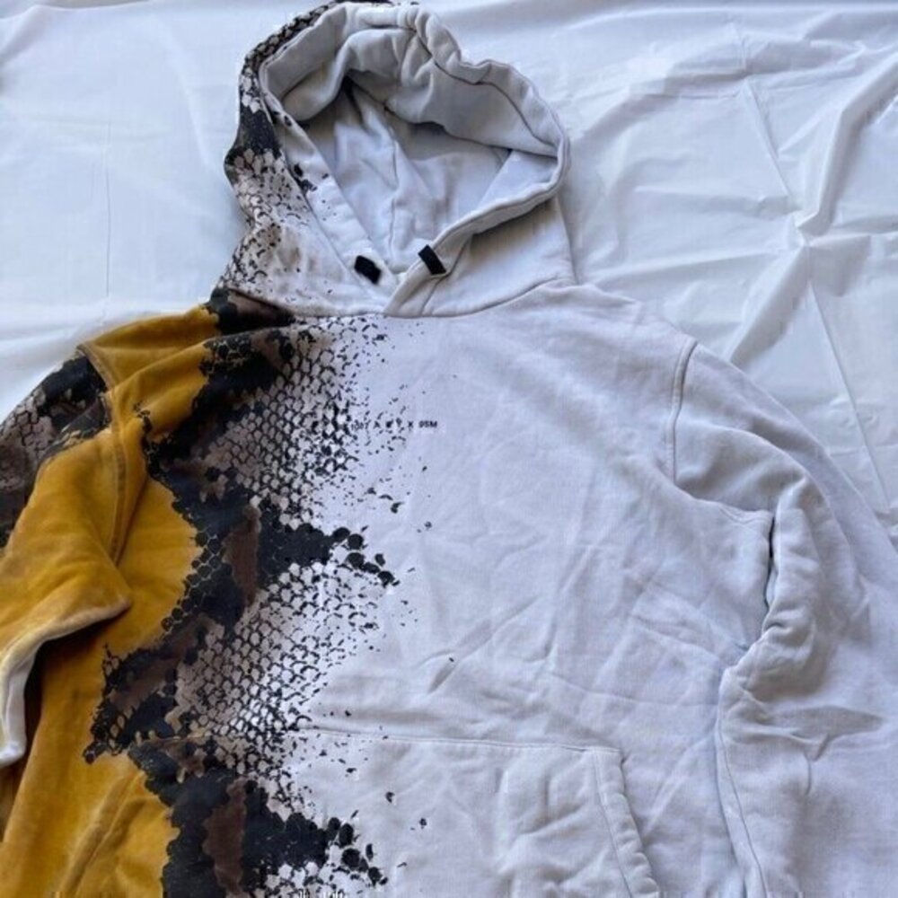 1017 ALYX 9SM Men's Animal Print Snake Skin Design shirt Made in Italy s…